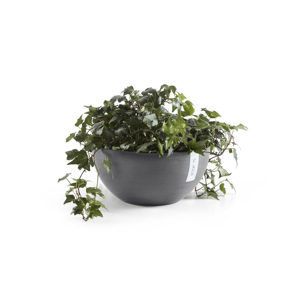 Ecopots - Pot Rond Brussels 30 Gris - Ø 30 x H. 14 cm - 6,5 L ECOPOTS - Image 3