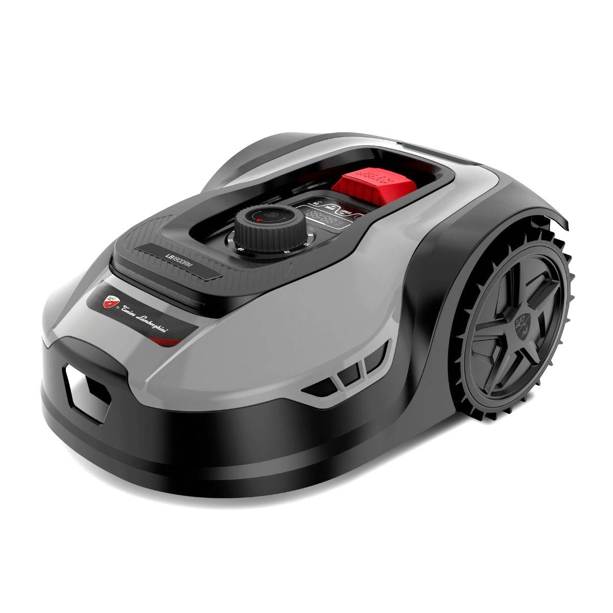 Robot Tondeuse Sans fil 500m2 Installation facile 3 lames Mulching Coupe Ø18cm 45% Retour à la base Autonome LAMBORGHINI - Image 1