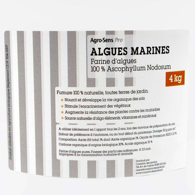 Algues pures en poudre pour le jardin - Seau 4 kg - Image 2