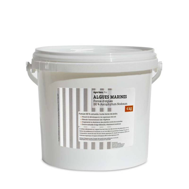 Algues pures en poudre pour le jardin - Seau 4 kg - Image 1