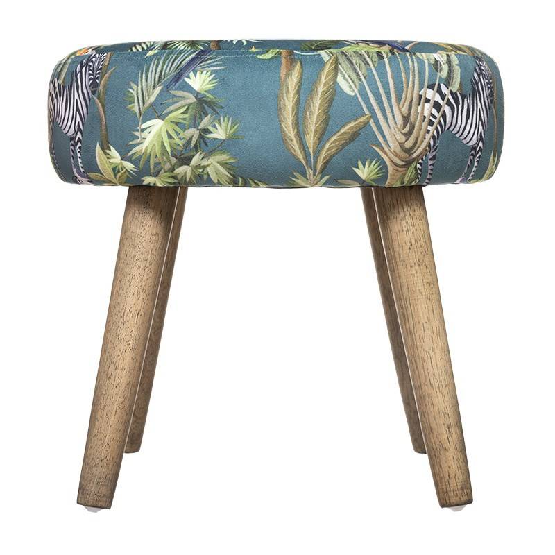 Tabouret motifs jungle H40 Sango Atmosphera - Image 2