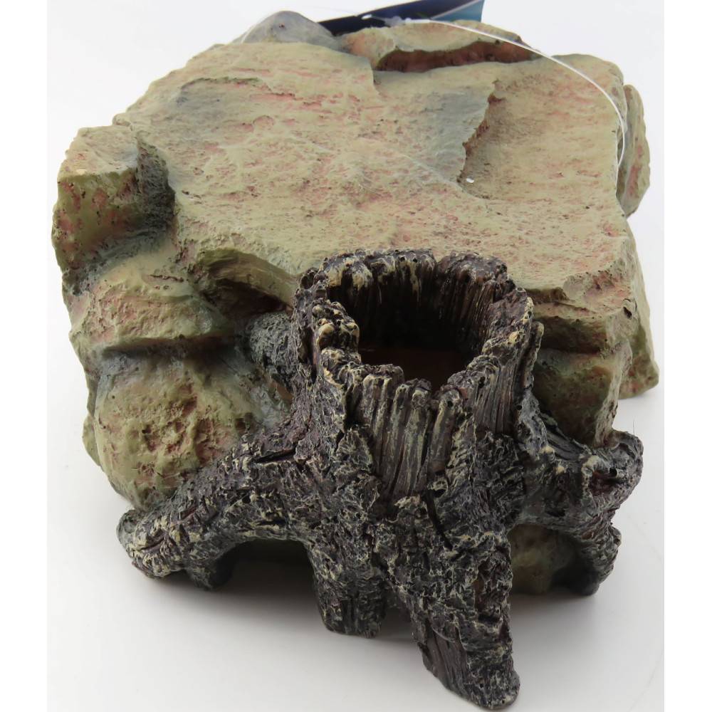 Plateau de roche avec souche 25 cm, aquarium - Image 5