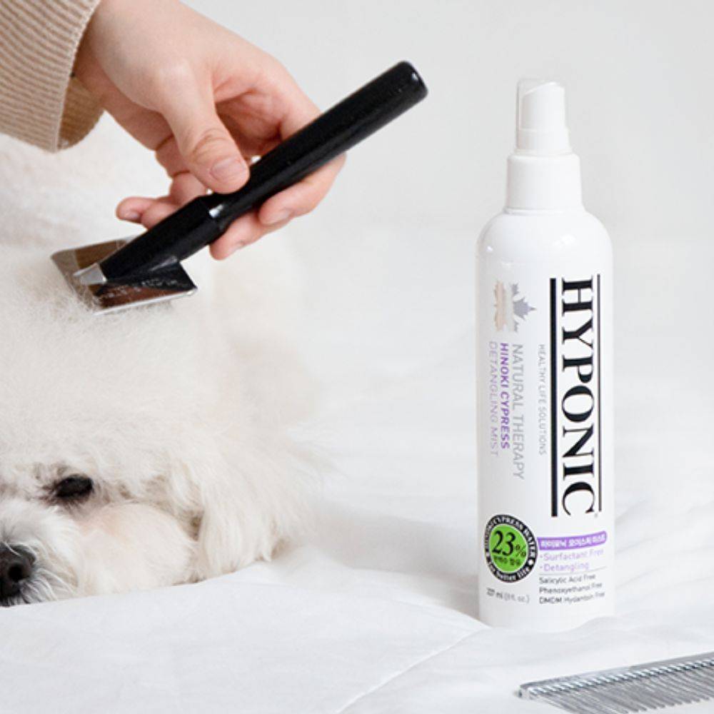 Spray démêlant naturel et hypoallergénique pour chiens et chats 1 L HYPONIC - Image 2