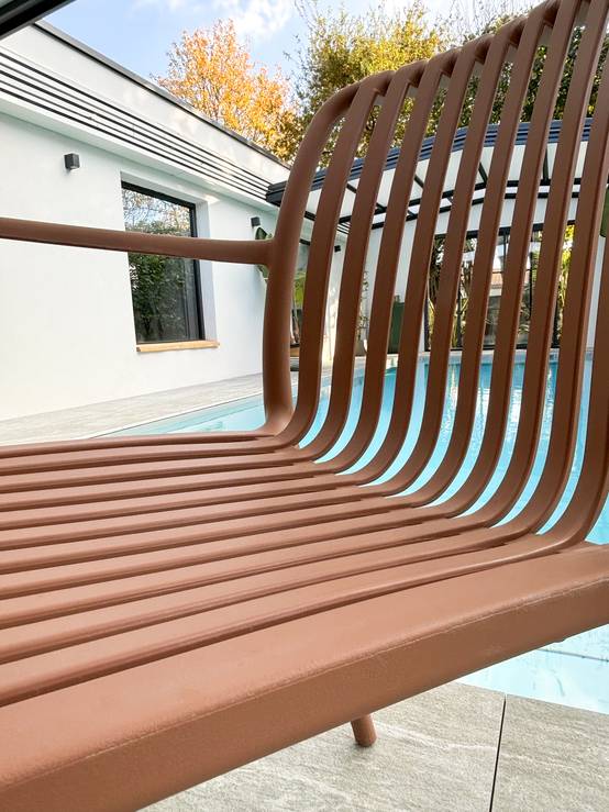 Dcb Garden - Ensemble repas de jardin 6 places en alu - Gris anthracite - LAMU - Image 8