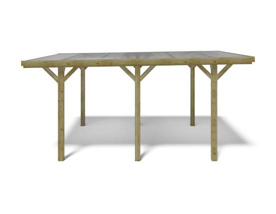 Altanka - Carport, abri de voiture 3.04x5.12 m - 15.56 m2 - couverture PVC - CAR10PVCTR - ALTANKA - Image 5