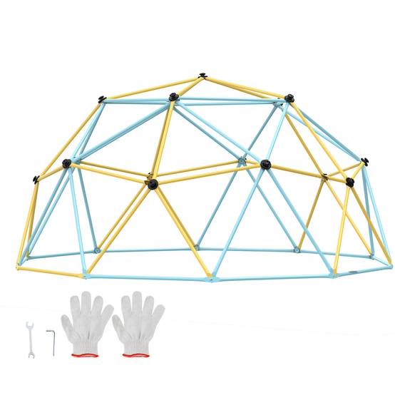 Vevor - VEVOR Dôme d'escalade géométrique pour enfants 3-10 ans, 305cm, support 340kg, poignées, intérieur/extérieur. - Image 1