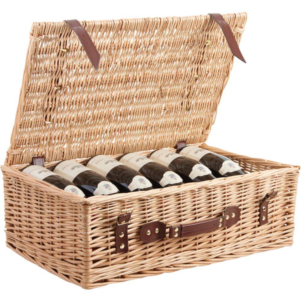 Aubry Gaspard - Valise en osier clair - Image 3