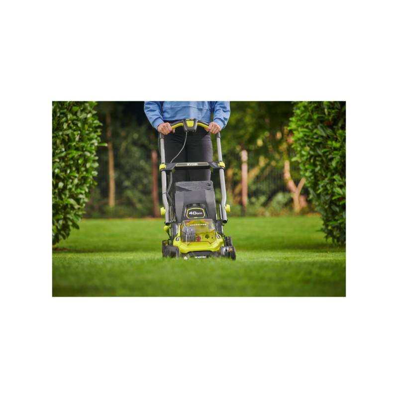 Ryobi - Tondeuse poussée RYOBI 18V Brushless - coupe 40cm - Sans batterie ni chargeur - RY18LMX40C-0 - Image 2