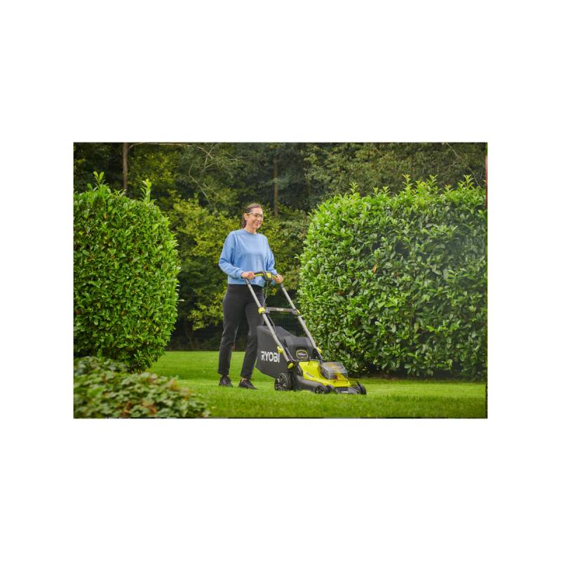 Ryobi - Tondeuse poussée RYOBI 18V Brushless - coupe 40cm - Sans batterie ni chargeur - RY18LMX40C-0 - Image 3