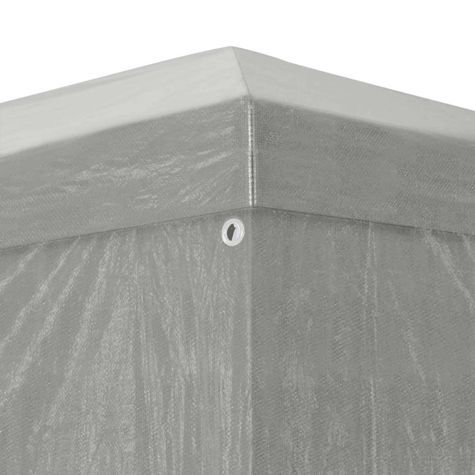 ComfortXL - Tente de réception PE acier événements extérieurs imperméable pliable 1200x300cm gris - ComfortXL Outdoor Living - Image 4