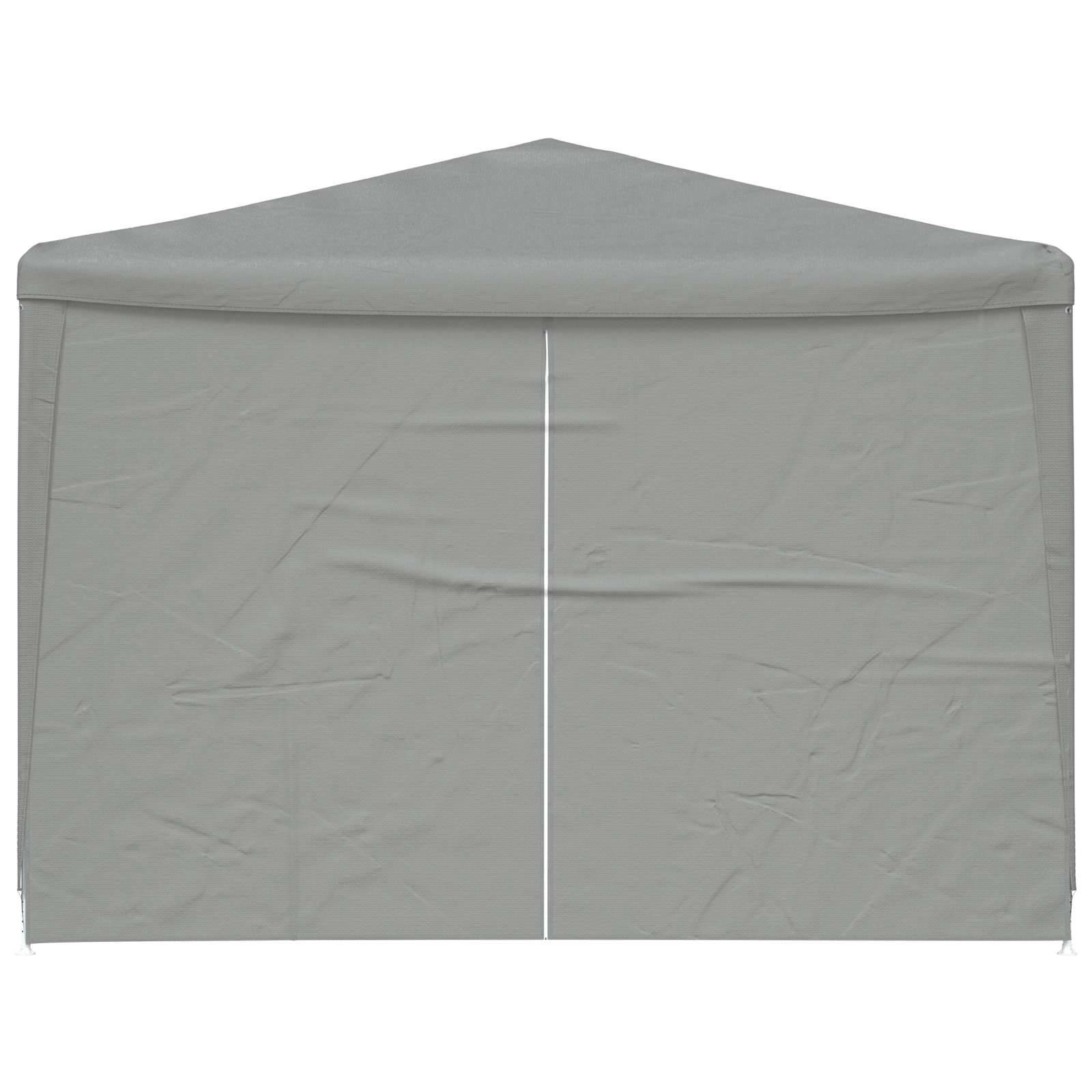 ComfortXL - Tente de réception PE acier événements extérieurs imperméable pliable 1200x300cm gris - ComfortXL Outdoor Living - Image 3