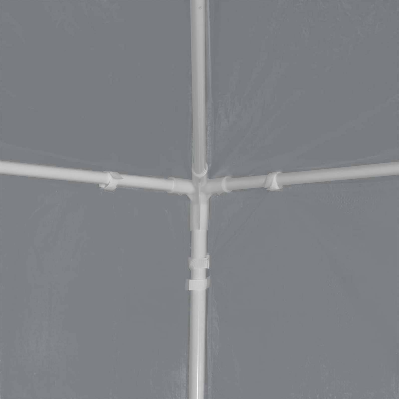 ComfortXL - Tente de réception PE acier événements extérieurs imperméable pliable 1200x300cm gris - ComfortXL Outdoor Living - Image 7