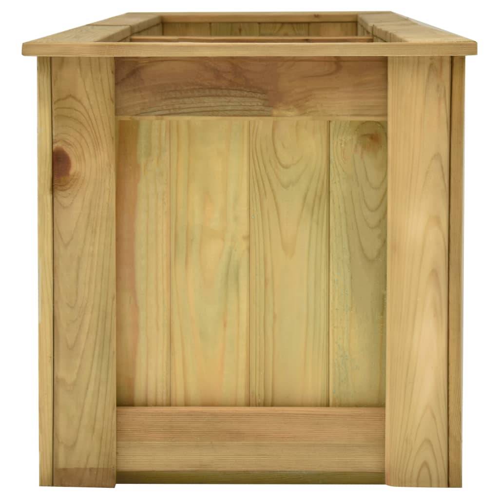 Jardinière surélevée - Bac à fleurs - Pot de fleurs 196x50x50 cm Bois de pin imprégné - Image 3