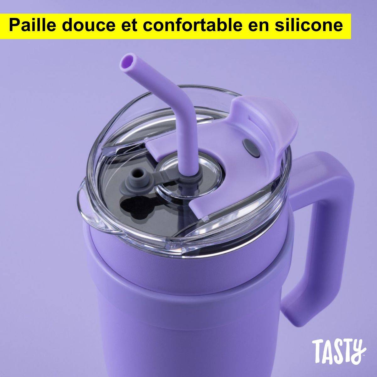 Gobelet isotherme 1200 ml lilas Tasty - Image 5
