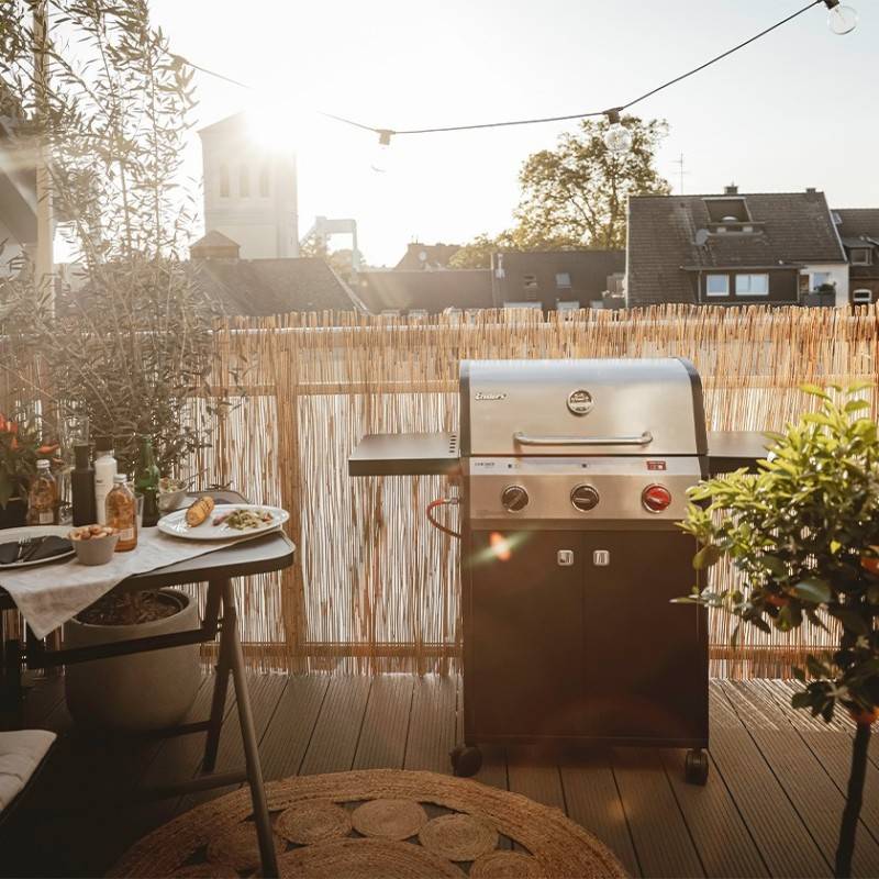 Barbecue Chicago Next 3R Turbo - ENDERS - 3 brûleurs dont 1 Turbo Zone - Grille Switch Grid, 60x42 cm - Tablettes - 10,6 kW - Image 10
