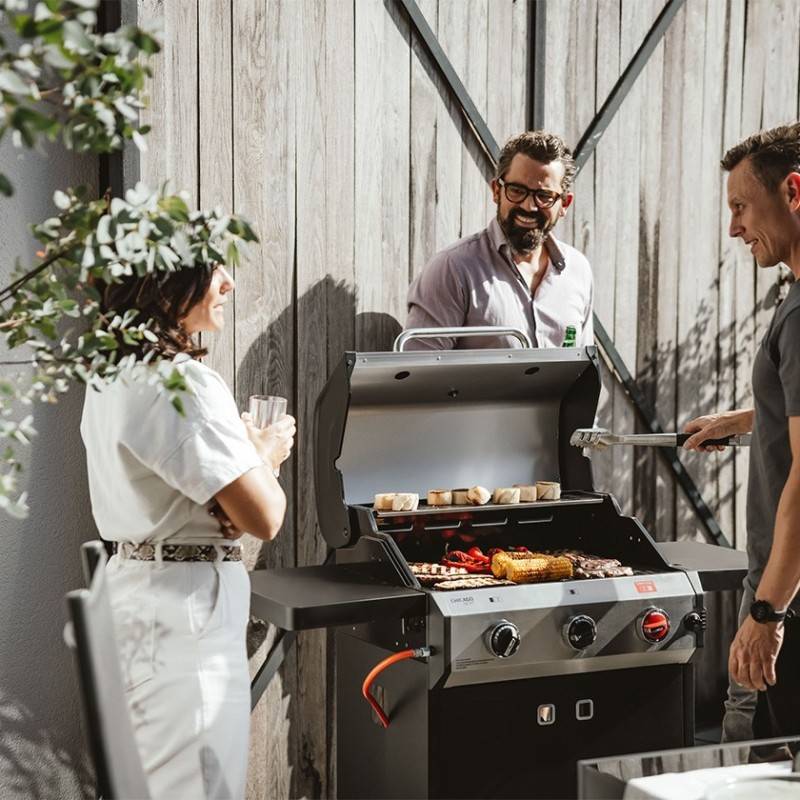 Barbecue Chicago Next 3R Turbo - ENDERS - 3 brûleurs dont 1 Turbo Zone - Grille Switch Grid, 60x42 cm - Tablettes - 10,6 kW - Image 9