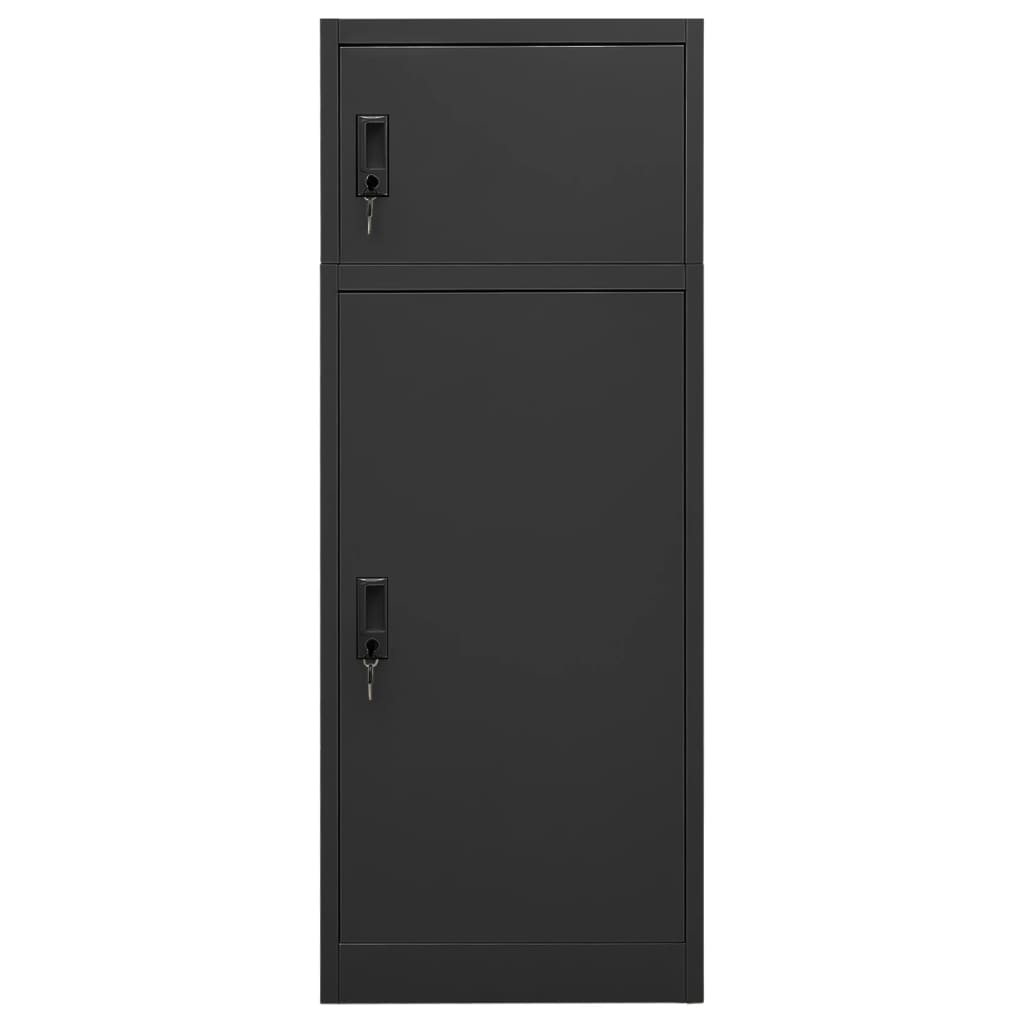 Vidaxl - Armoire à selles Anthracite 53x53x140 cm Acier - vidaXL