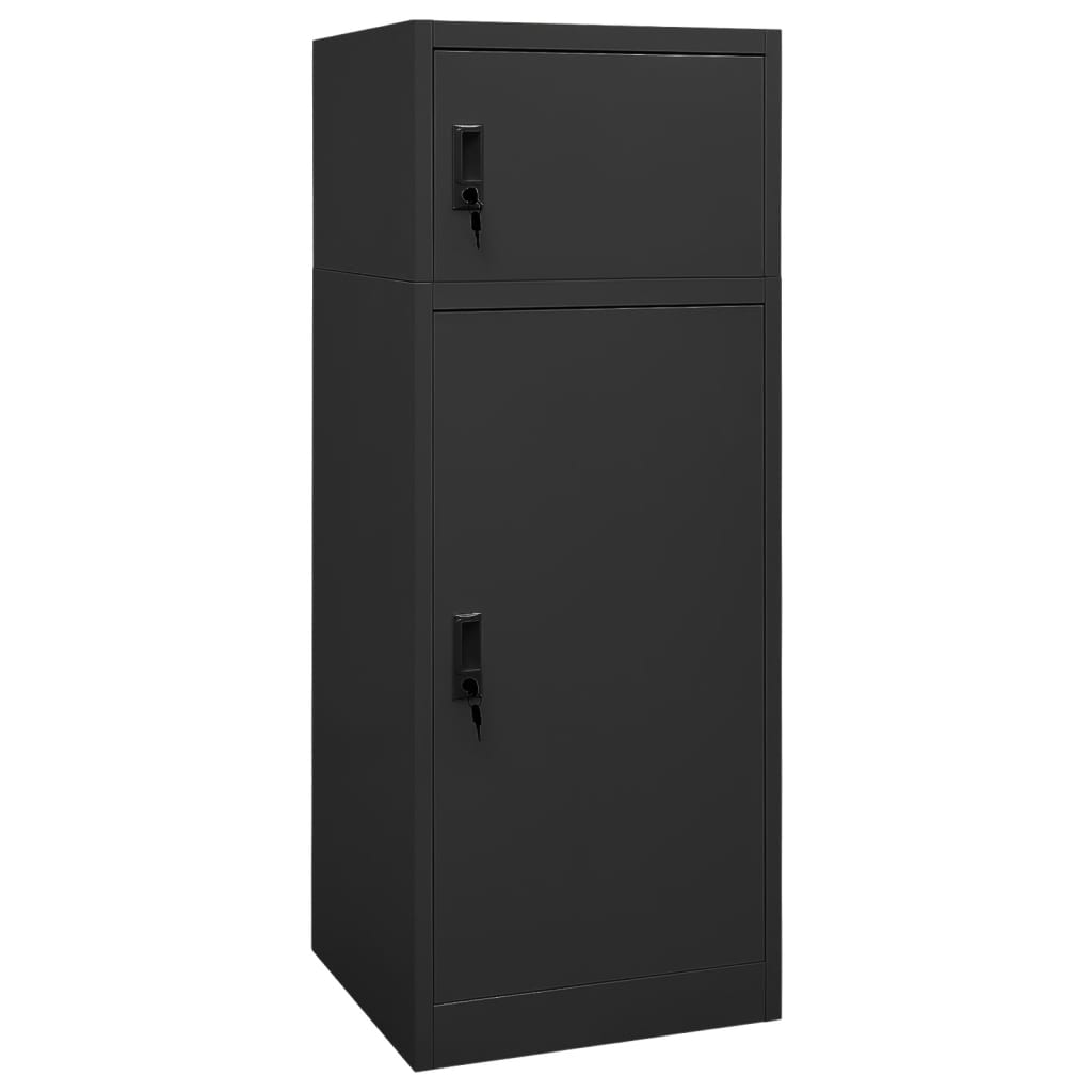 Vidaxl - Armoire à selles Anthracite 53x53x140 cm Acier - vidaXL - Image 2