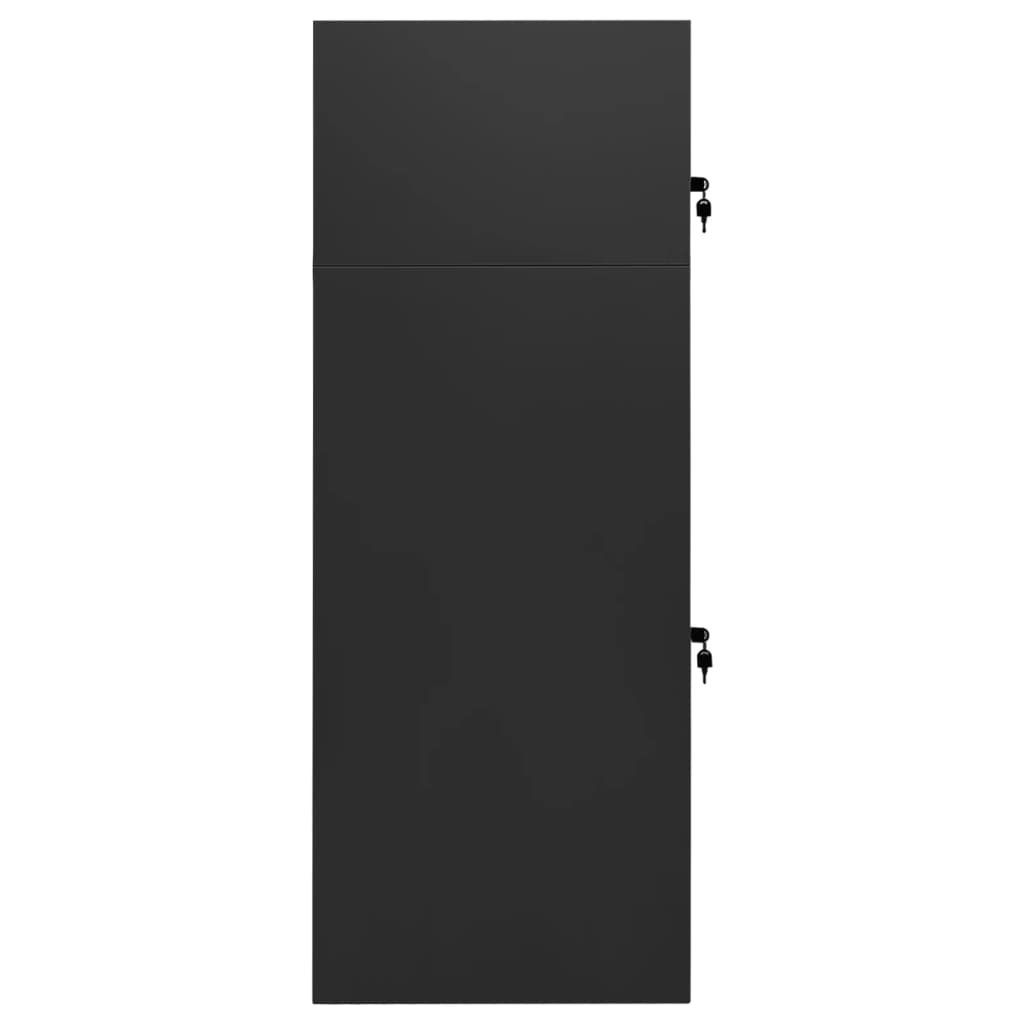 Vidaxl - Armoire à selles Anthracite 53x53x140 cm Acier - vidaXL - Image 3