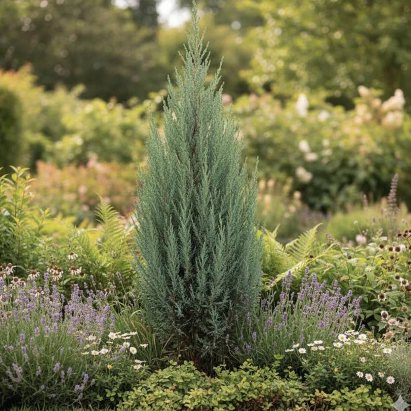 Genévrier des Rocheuses Blue Arrow, Juniperus - Pot de 7,5L - 60/80 cm - Image 2