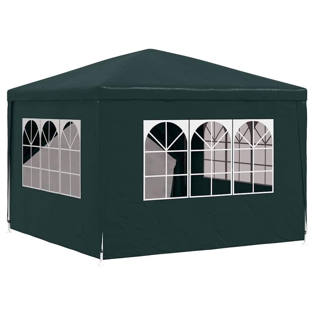 ComfortXL - Tonnelle de Fête 3x3m Acier et PE avec Parois à Fenêtres pour Extérieur Vert – ComfortXL Outdoor Living - Image 6