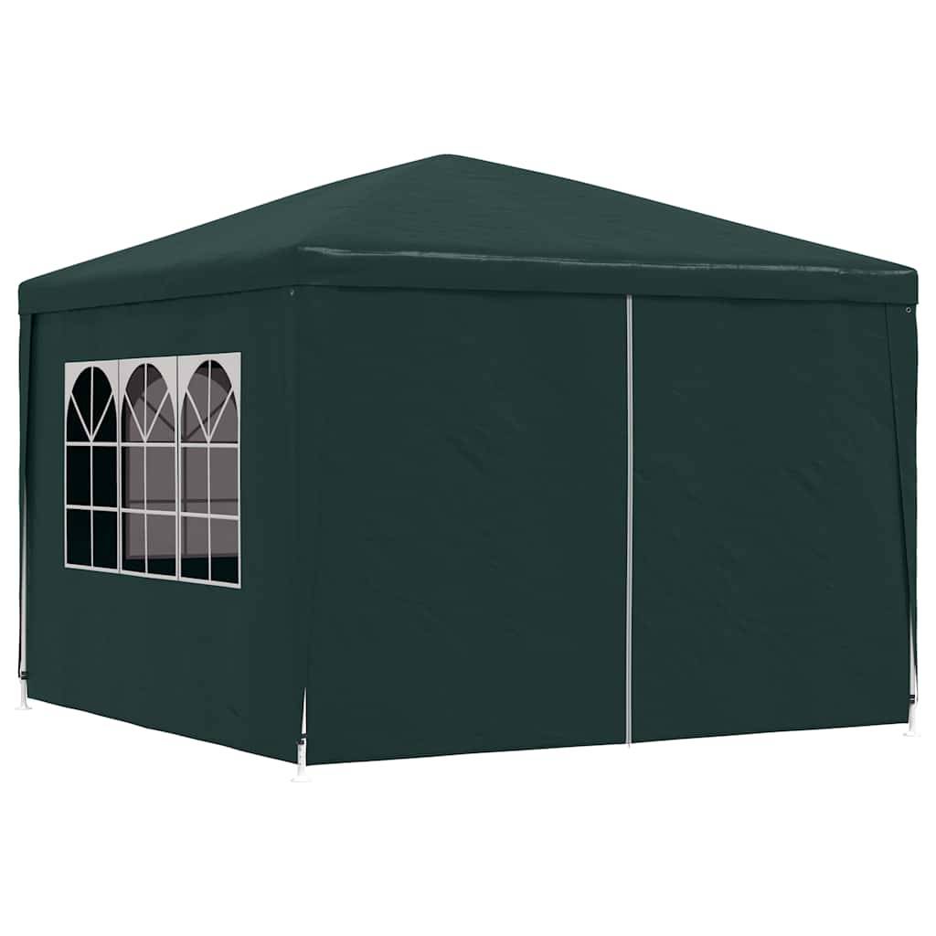 ComfortXL - Tonnelle de Fête 3x3m Acier et PE avec Parois à Fenêtres pour Extérieur Vert – ComfortXL Outdoor Living - Image 3