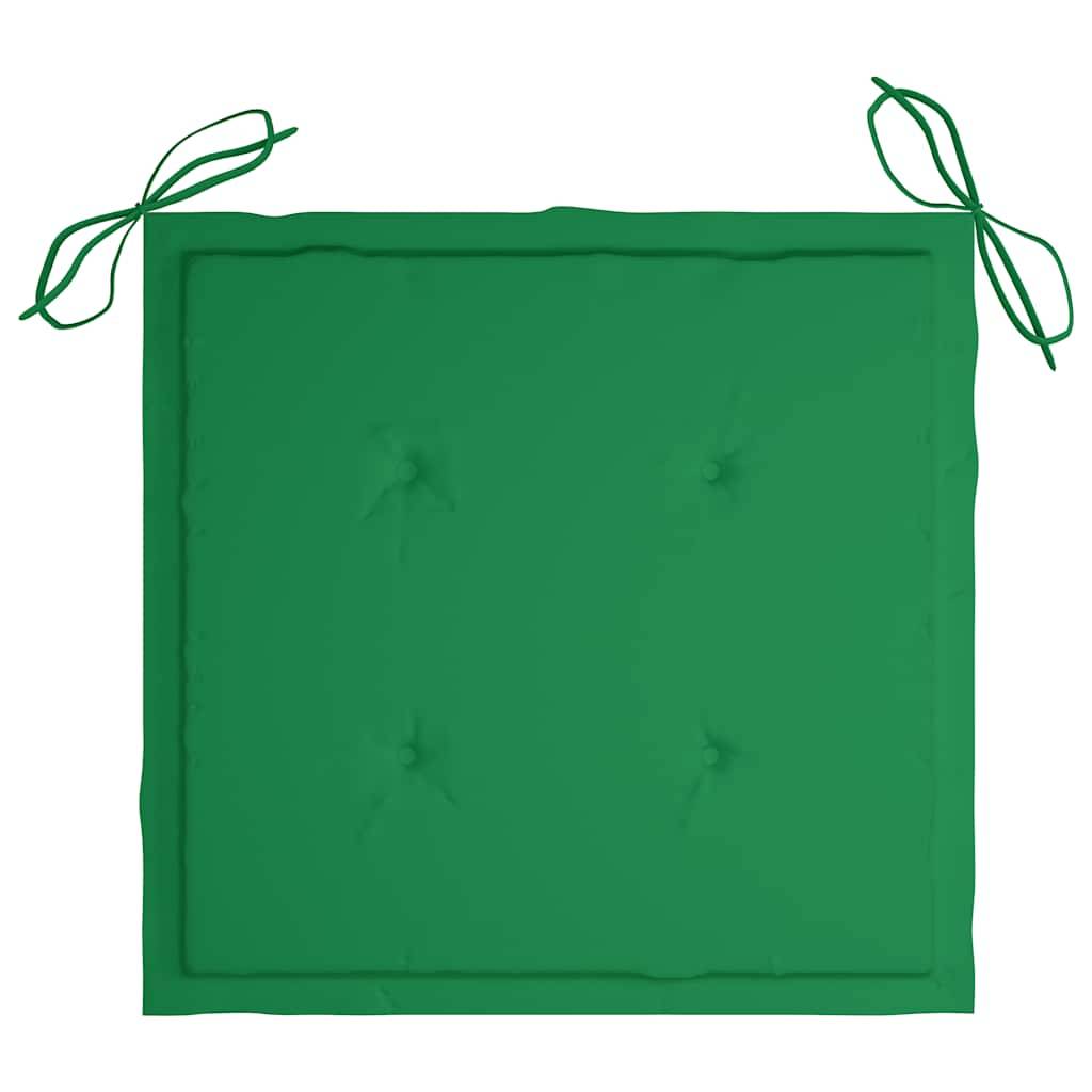 Vidaxl - Ensemble à manger d'extérieur pliable avec coussin 3 pcs-Salons de jardin Teck 155452 - Image 6