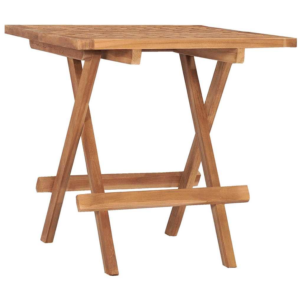 Vidaxl - Ensemble à manger d'extérieur pliable avec coussin 3 pcs-Salons de jardin Teck 155452 - Image 3