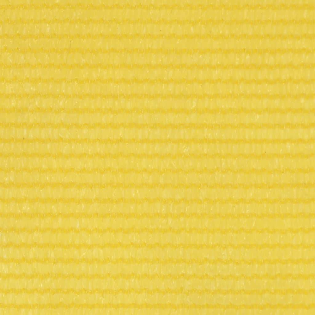Helloshop26 - Écran de balcon brise pare vue protection confidentialité 120 x 600 cm PEHD jaune - Image 2
