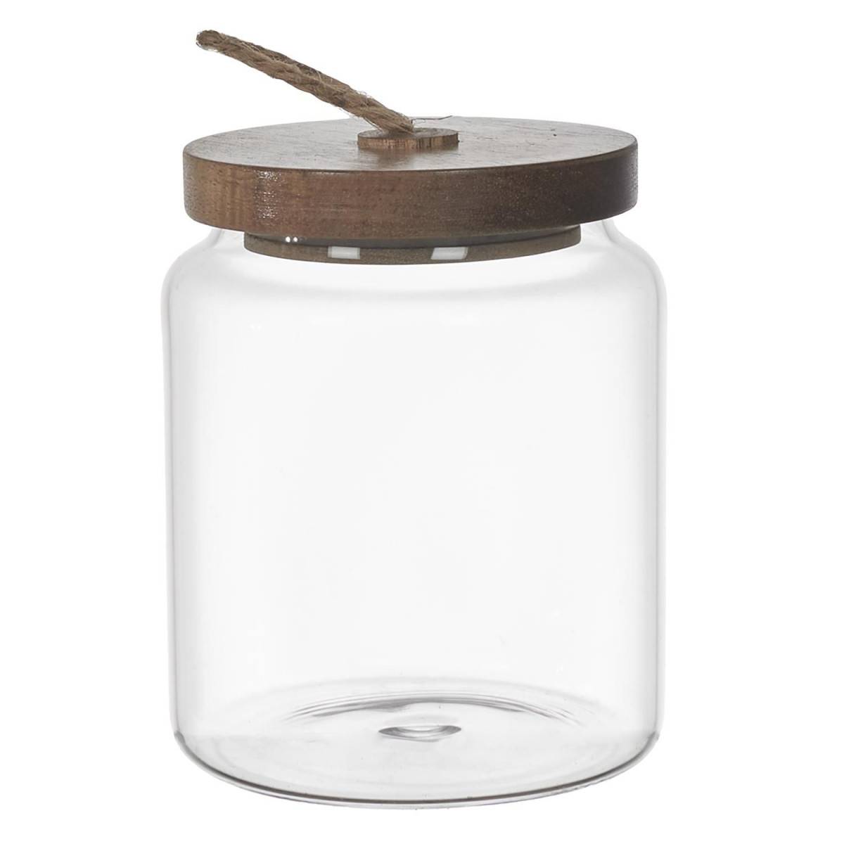The Home Deco Factory - Bocal de Conservation "Acacia" 0,55L Transparent - Image 1