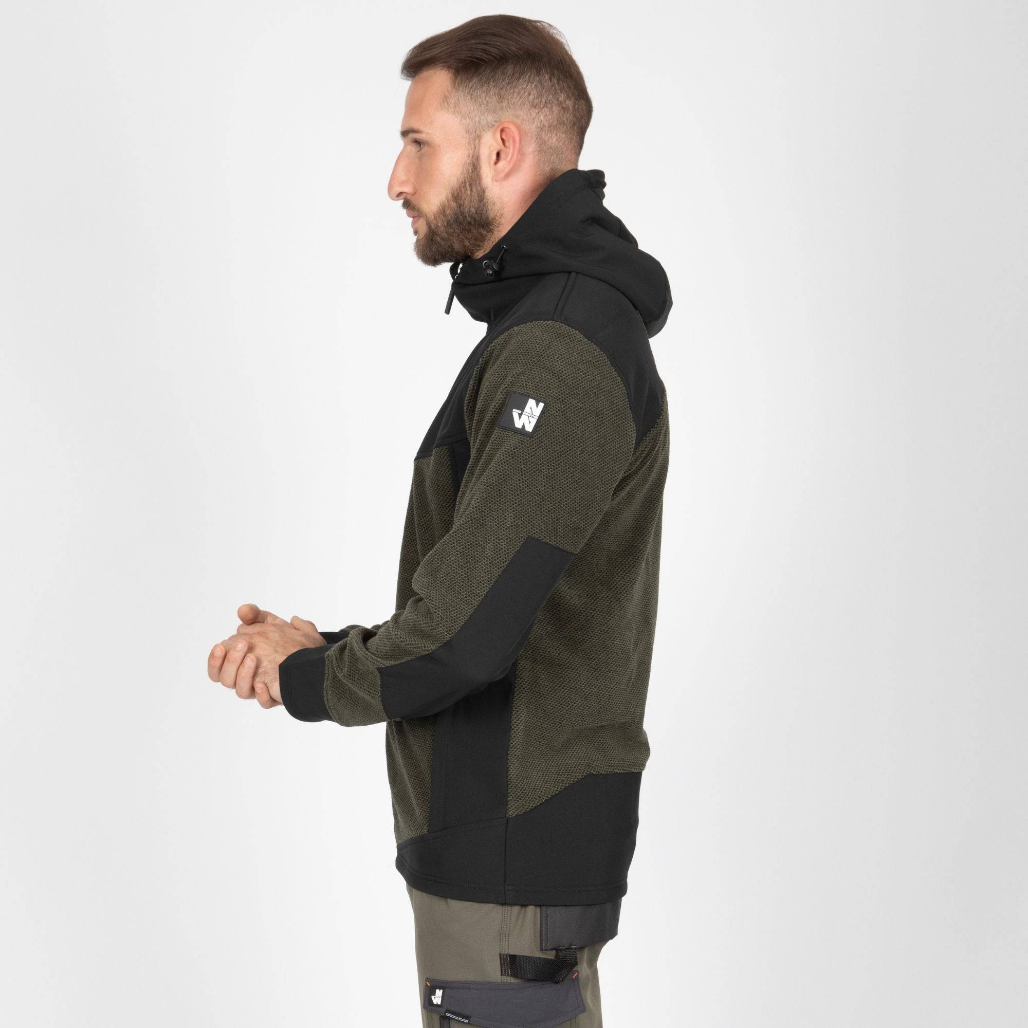 Nineworths - RANDY - GILET DE TRAVAIL - 1065 | Kaki - Image 5