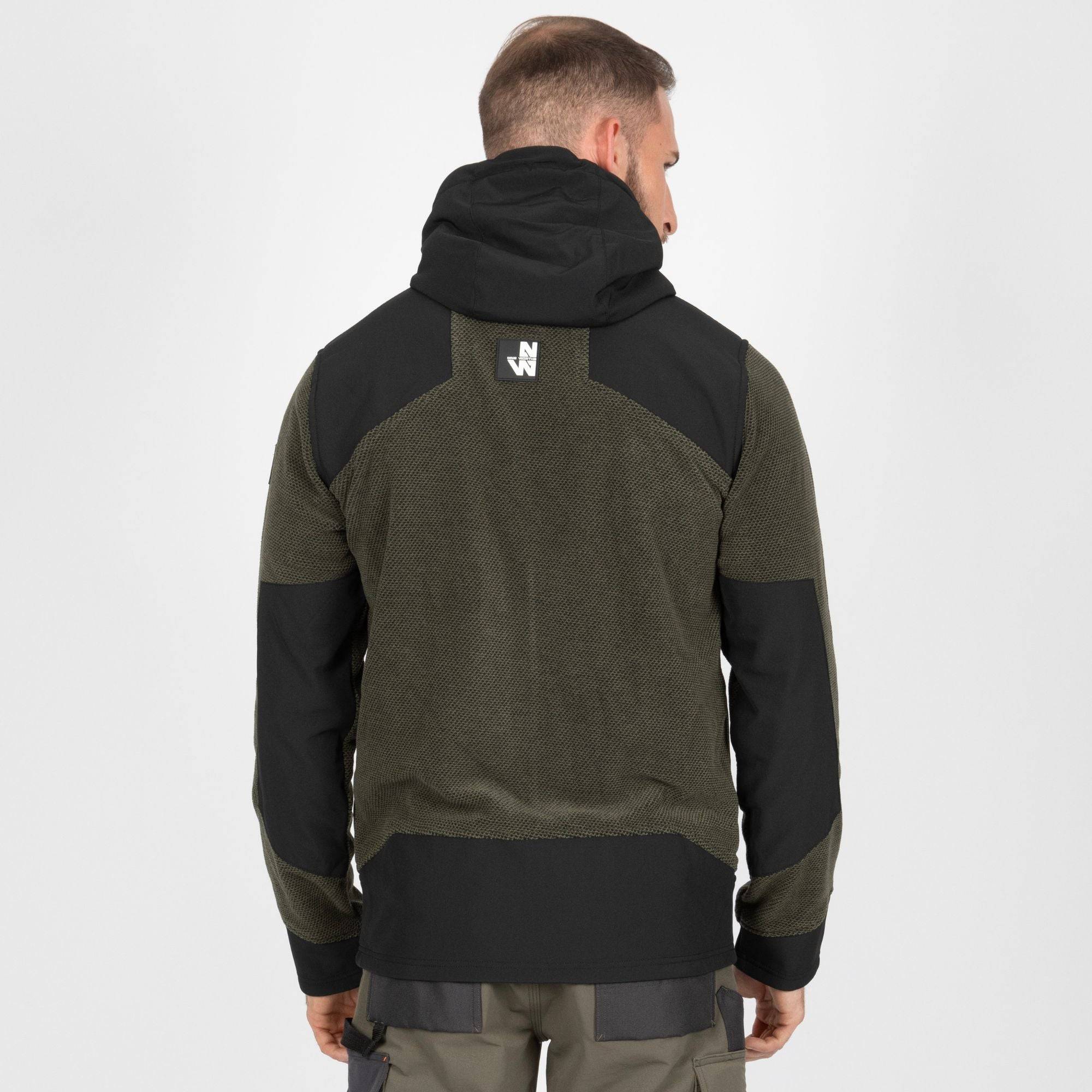Nineworths - RANDY - GILET DE TRAVAIL - 1065 | Kaki - Image 3