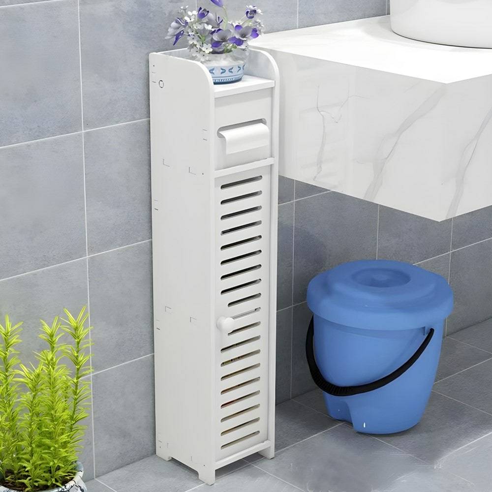 Facilitys - Meuble de rangement avec dérouleur de papier toilette - Image 2