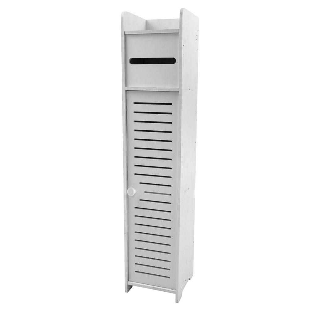 Facilitys - Meuble de rangement avec dérouleur de papier toilette - Image 1