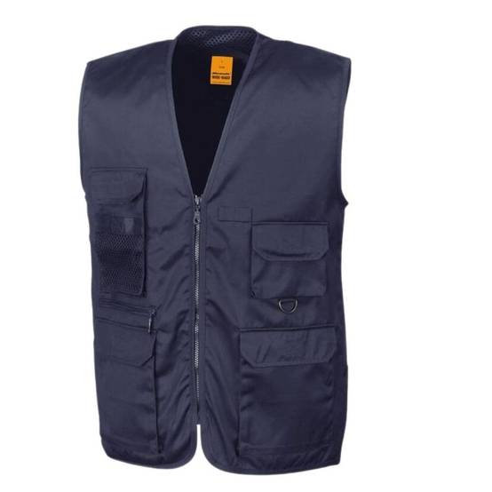 Gilet multipoches SAFARI Result Bleu Marine XXL