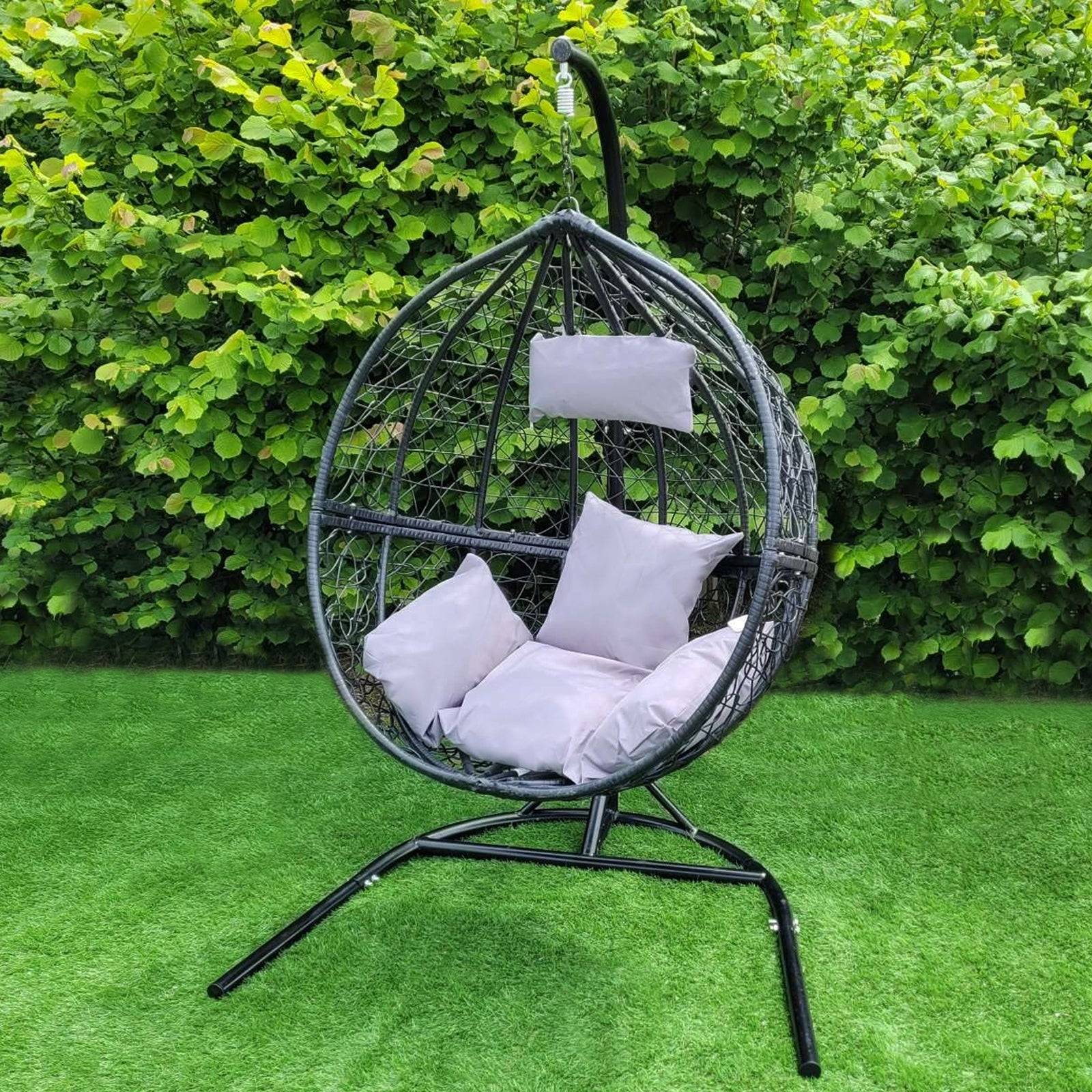 Monstershop - Chaise Suspendue en Rodin Noir - Image 4