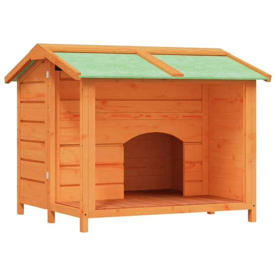 Niche pour chien bois de pin marron 96 x 87 x 80.5 cm - PANGIVO - Image 2