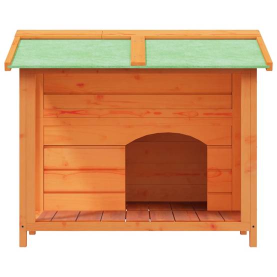 Niche pour chien bois de pin marron 96 x 87 x 80.5 cm - PANGIVO - Image 3