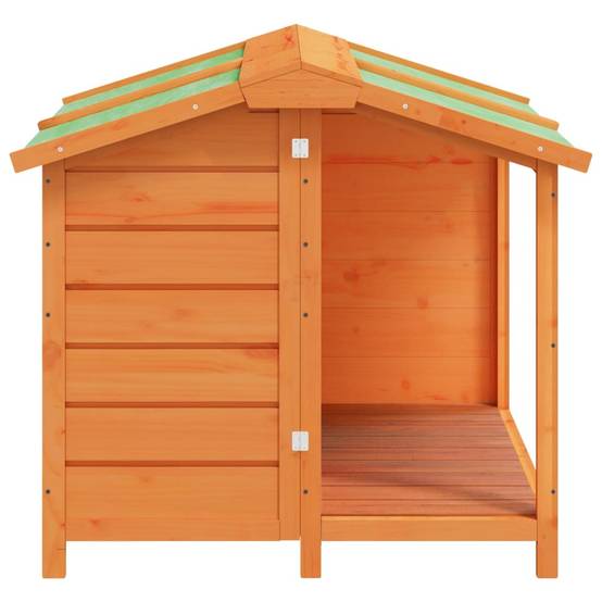 Niche pour chien bois de pin marron 96 x 87 x 80.5 cm - PANGIVO - Image 4