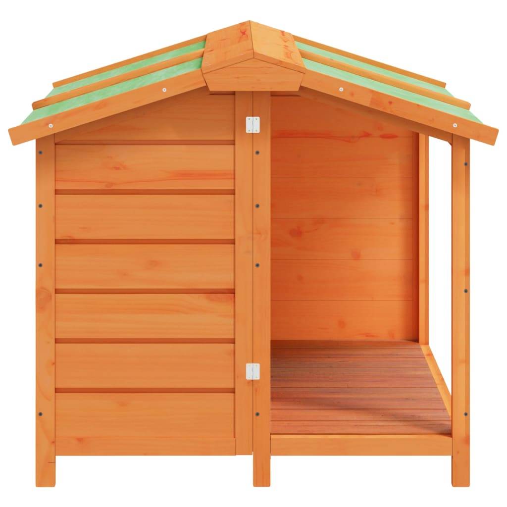 Niche pour chien bois de pin marron 96 x 87 x 80.5 cm - PANGIVO - Image 4
