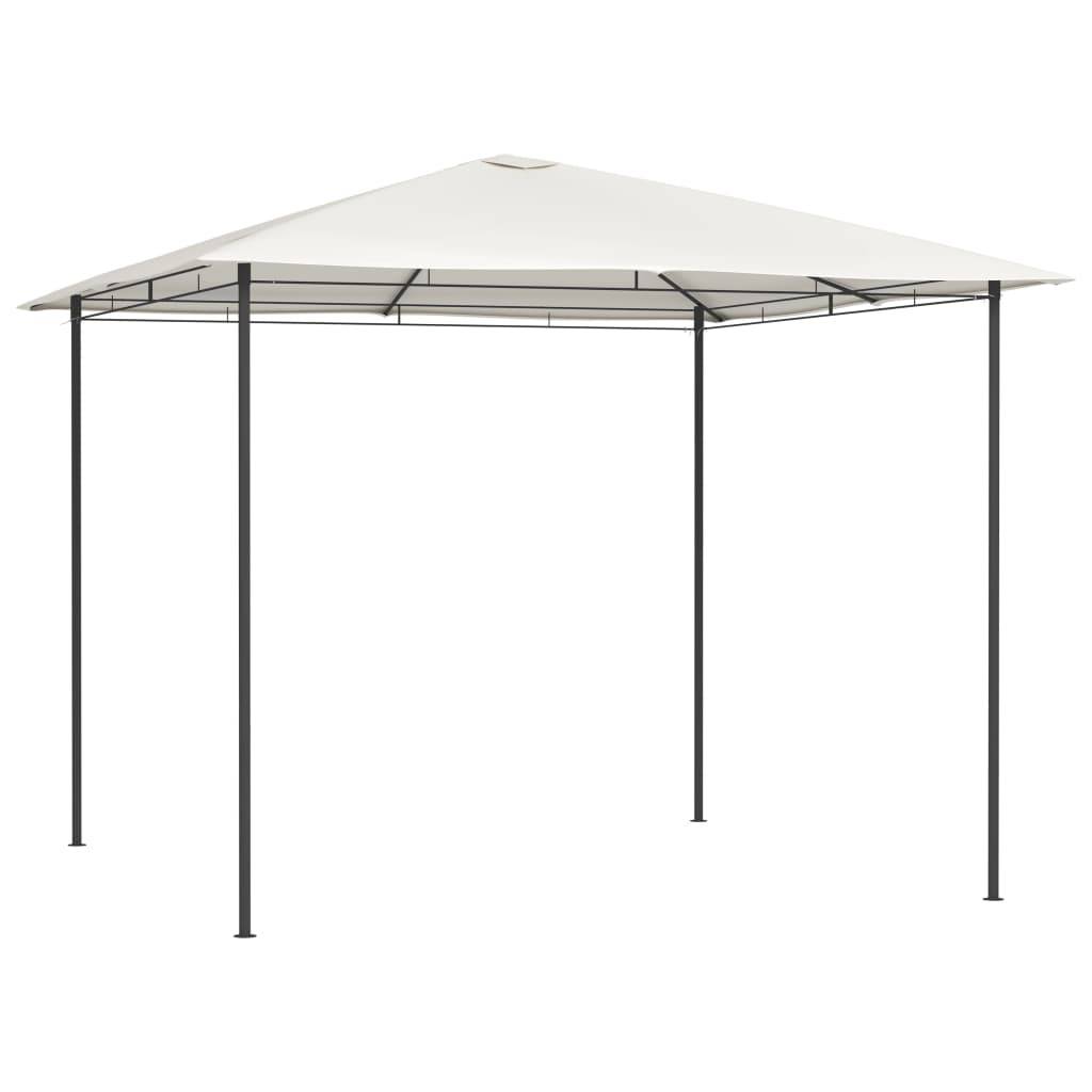 Tonnelle de Fête Acier Abri de Jardin pour Barbecue Pique-nique Crème 3x3 m – ComfortXL Outdoor Living