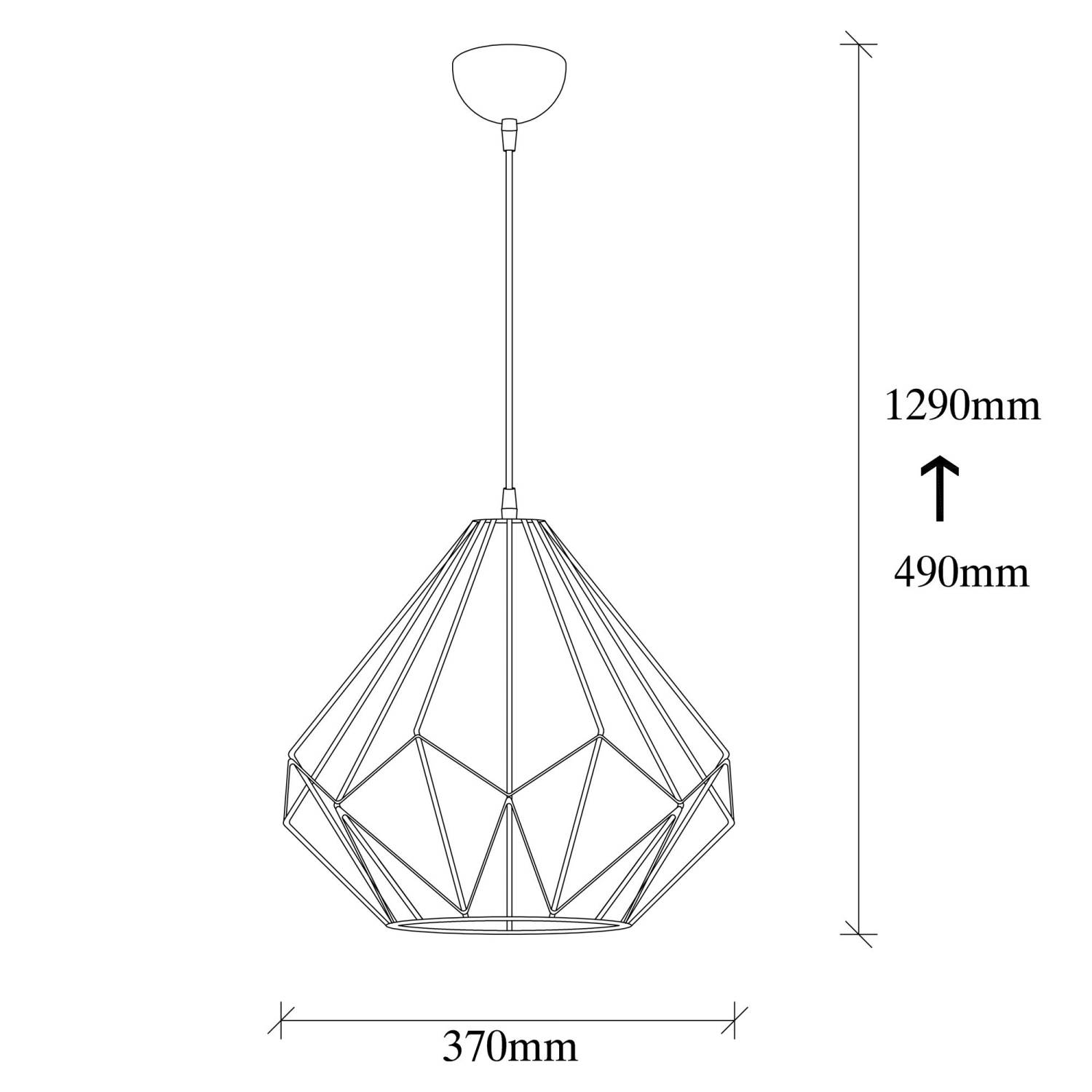 Concept Usine - Suspension filaire en fer noir SASHA - Image 4