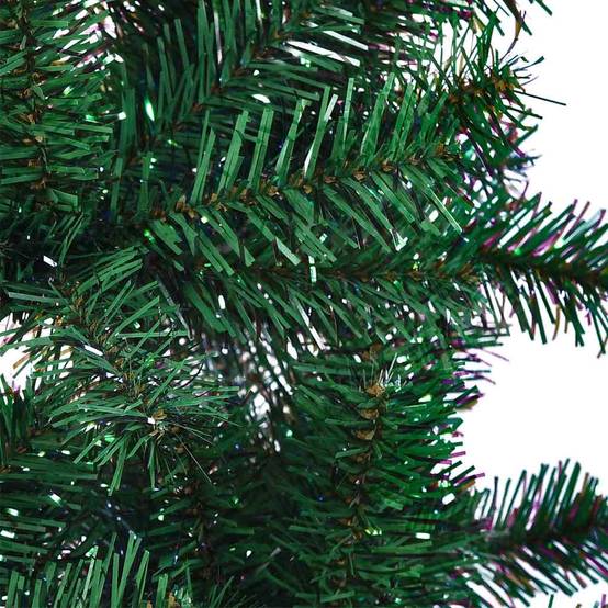 Sapin de Noël | Arbre de Noël artificiel pré-éclairé Vert 150 cm PVC et métal Maison Chic - Image 8
