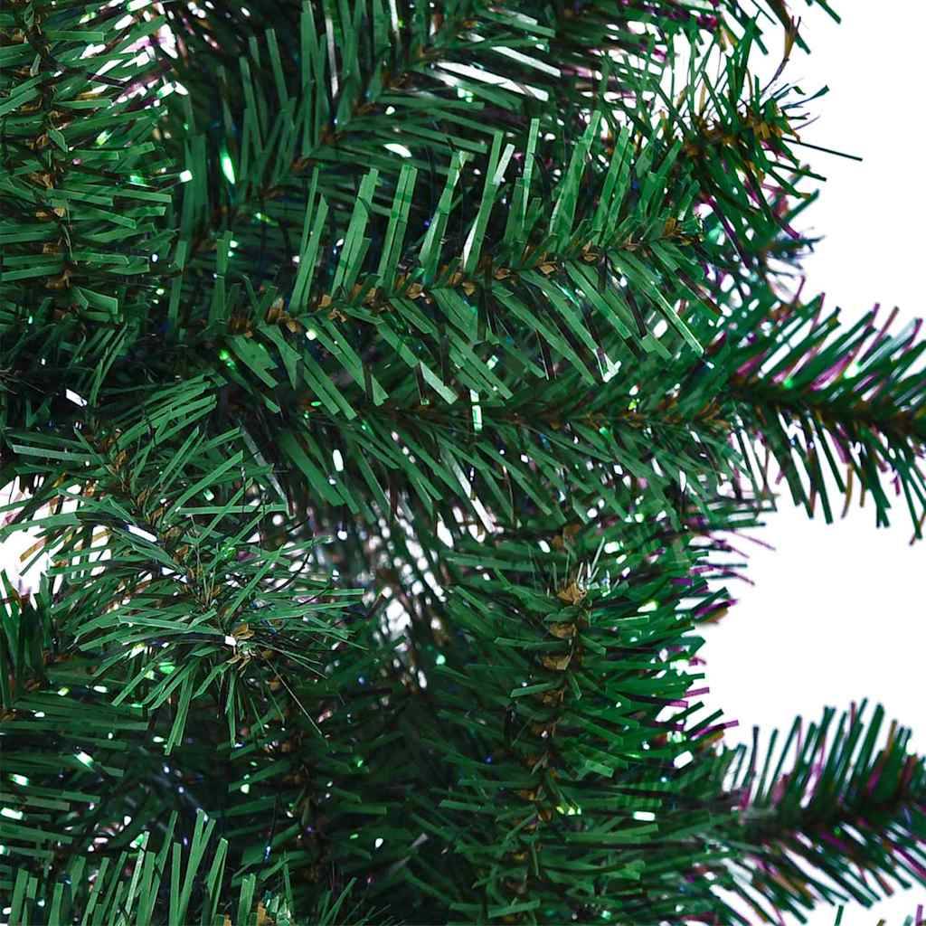 Sapin de Noël | Arbre de Noël artificiel pré-éclairé Vert 150 cm PVC et métal Maison Chic - Image 8