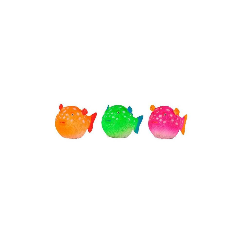 1 Poisson globe fluo decoration aquarium 8 cm x 4.5 cm couleur aleatoire - Image 7
