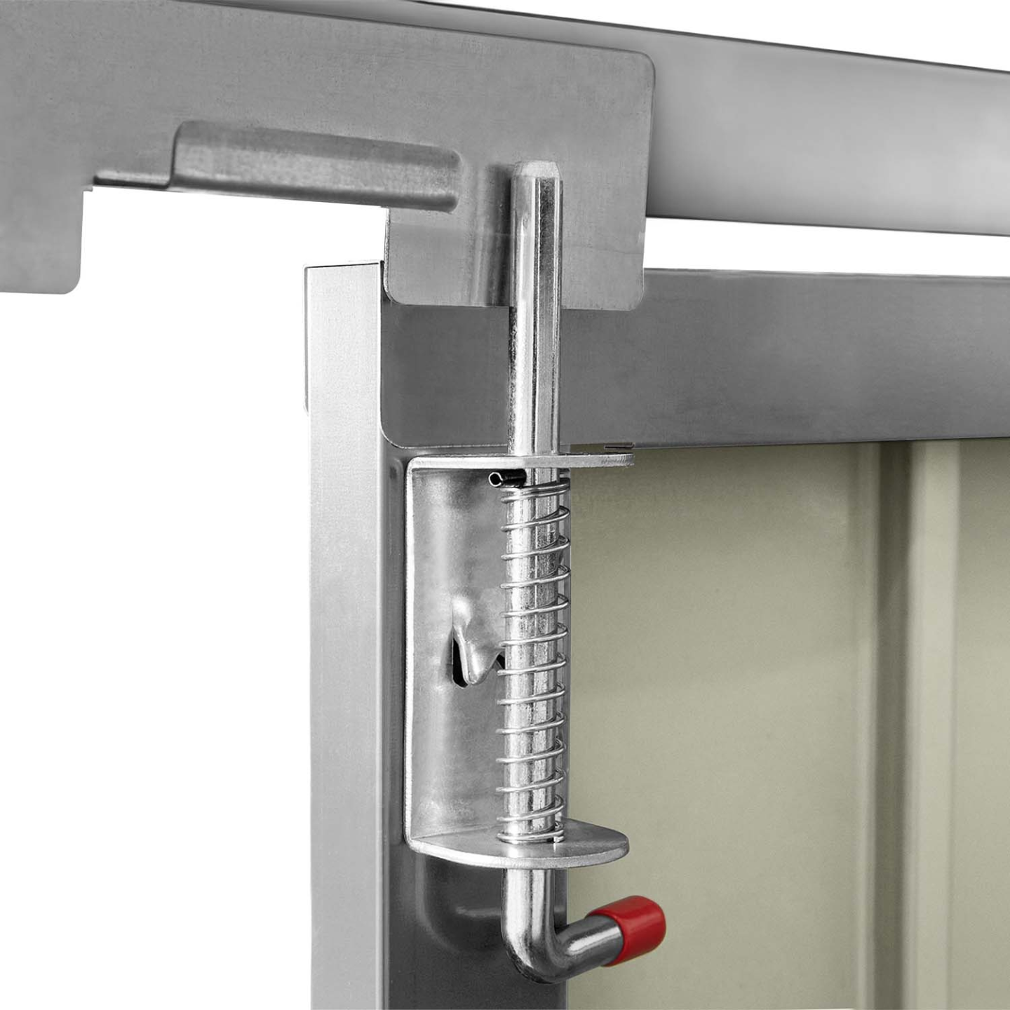 Abri de jardin en métal gris clair verrouillable multi-rangement stockage vélos, outils, poubelles - Image 9