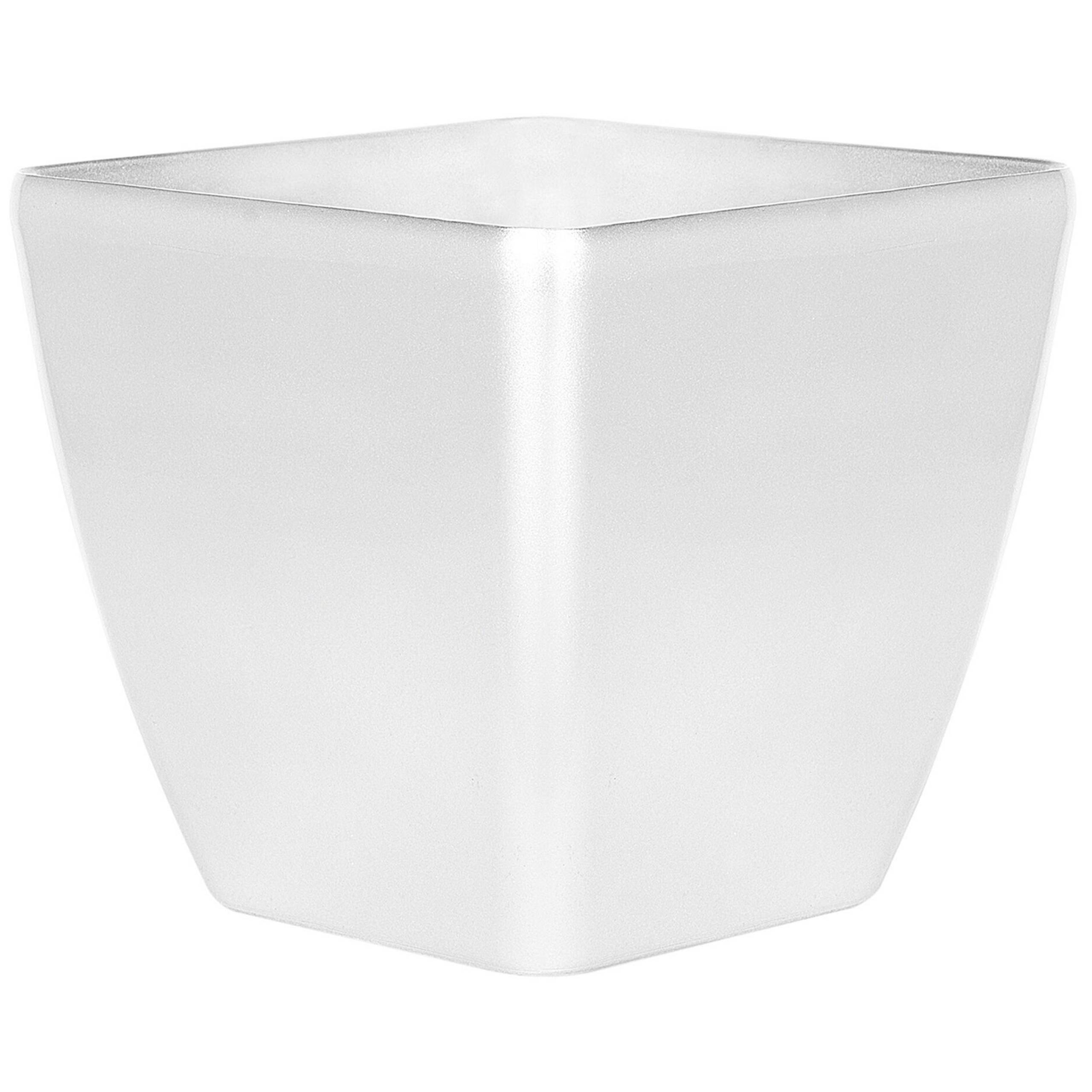 Beliani - Cache-pot d'extérieur Fibre d'argile Argenté ASTRAS - 50x50x48- Beliani - Image 4