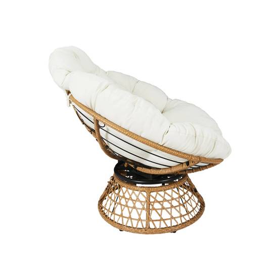 sweeek - Fauteuil papasan polyrotin rotatif. loveuse outdoor/indoor Ø96cm | sweeek - Image 5