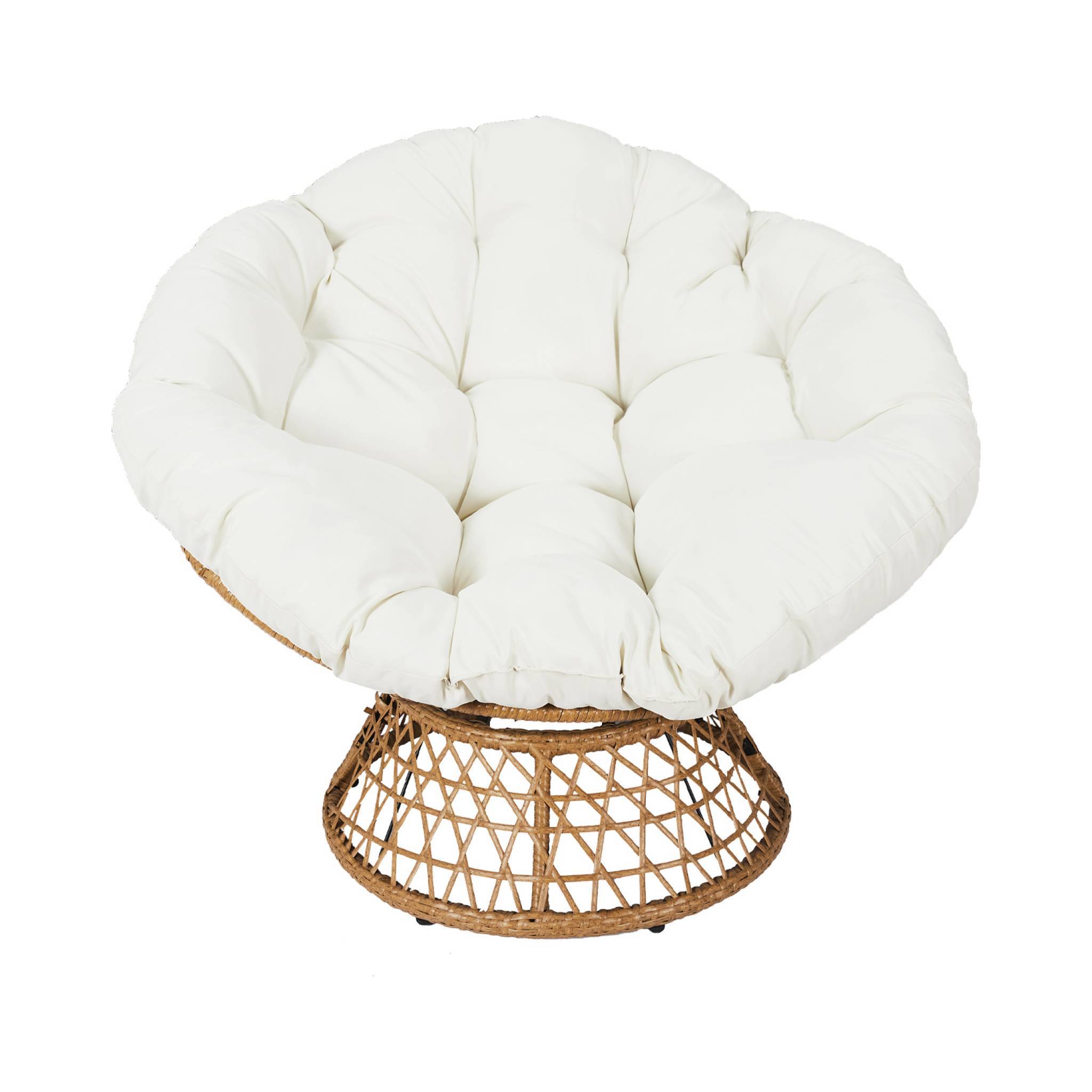 sweeek - Fauteuil papasan polyrotin rotatif. loveuse outdoor/indoor Ø96cm | sweeek - Image 4