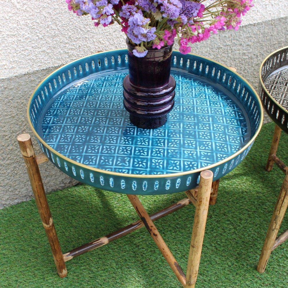 Bazardeluxe - Plateau en métal Jali 45 cm - Image 4
